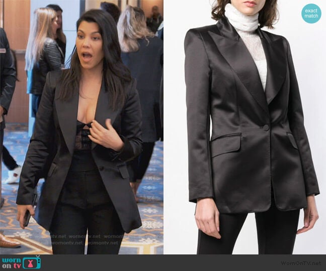 Single Breasted Blazer by Styland worn by Kourtney Kardashian on Keeping Up with the Kardashians