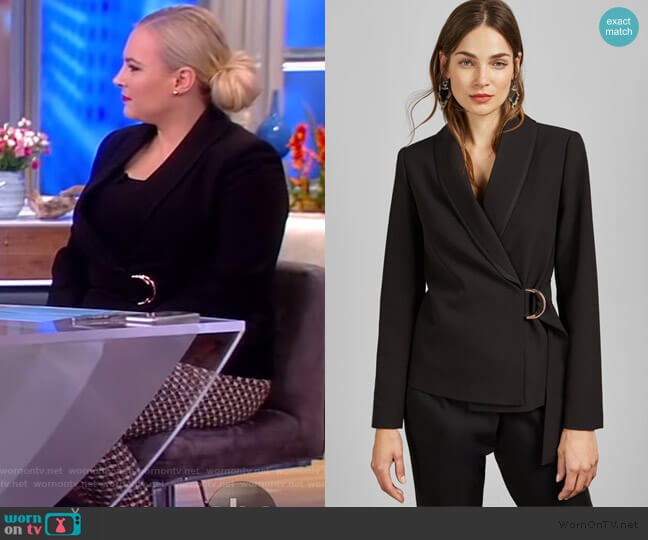 Adaar Blazer by Ted Baker worn by Meghan McCain on The View