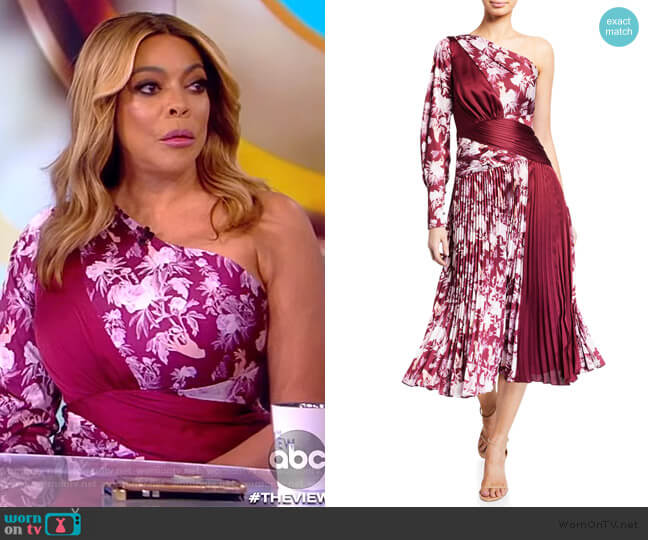 WornOnTV: Wendy’s floral one sleeve dress on The View | Clothes and ...