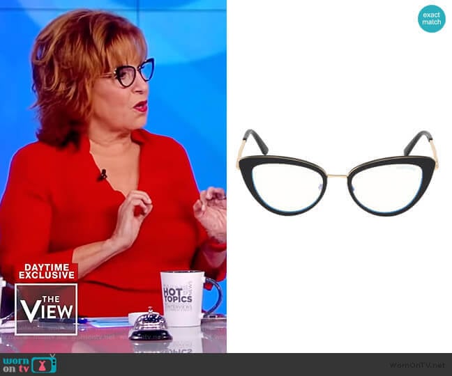 53MM Cat Eye Glasses by Tom Ford worn by Joy Behar on The View