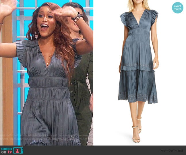 Claudia Dress by Ulla Johnson worn by Eve on The Talk