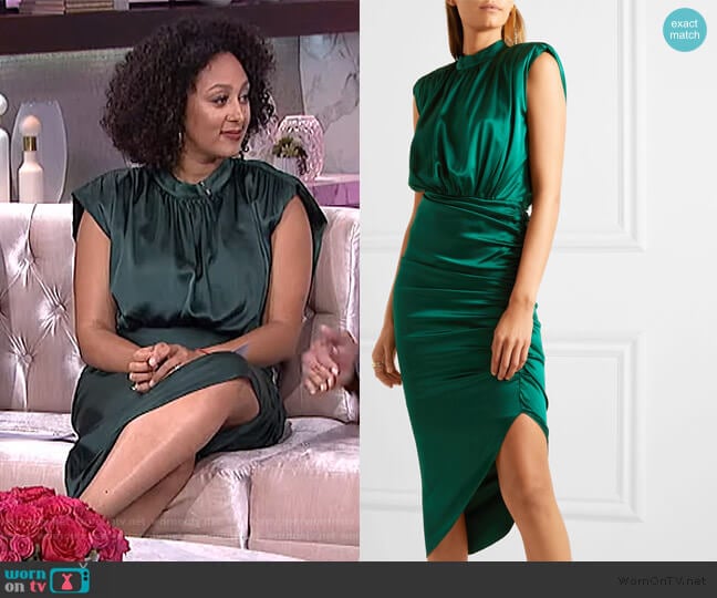 Kendall Dress by Veronica Beard worn by Tamera Mowry on The Real