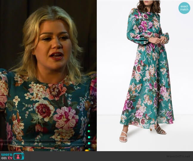 Allia Dress by Zimmermann worn by Kelly Clarkson on The Kelly Clarkson Show