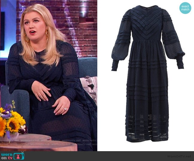 Sabotage Dress by Zimmermann worn by Kelly Clarkson on The Kelly Clarkson Show