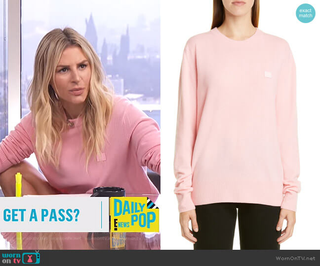 Nalon Sweater by Acne Studios worn by Morgan Stewart on E! News