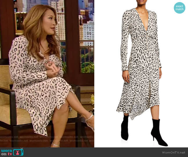 Eden Dress by A.L.C. worn by Carrie Inaba on Live with Kelly and Ryan