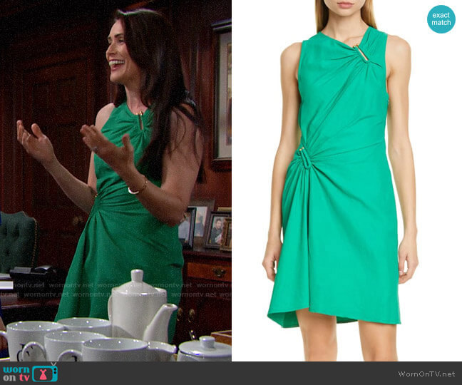 WornOnTV: Quinn’s green dress with metal details on The Bold and the ...