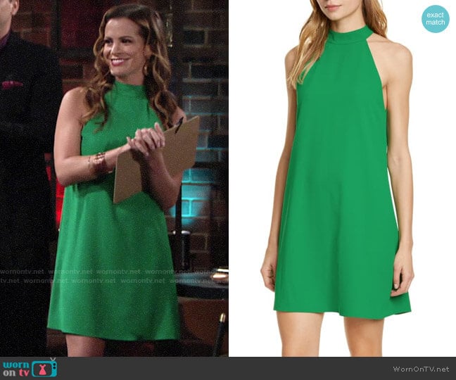 Alice + Olivia Susanna Dress worn by Chelsea Lawson (Melissa Claire Egan) on The Young and the Restless