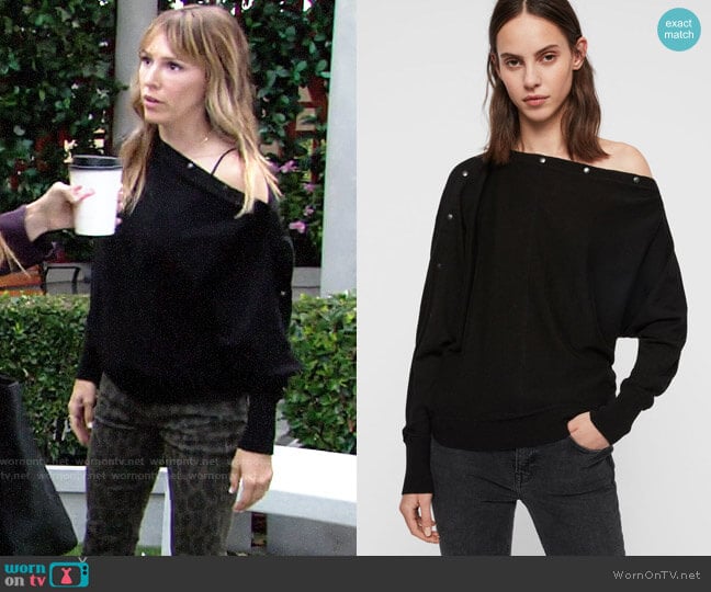 All Saints Elle Sweater worn by Chloe Mitchell (Elizabeth Hendrickson) on The Young and the Restless