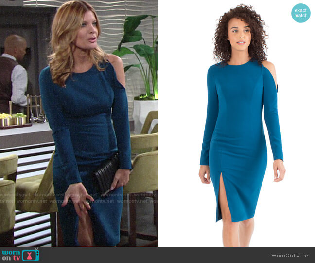 Black Halo Covina Dress worn by Phyllis Summers (Michelle Stafford) on The Young and the Restless