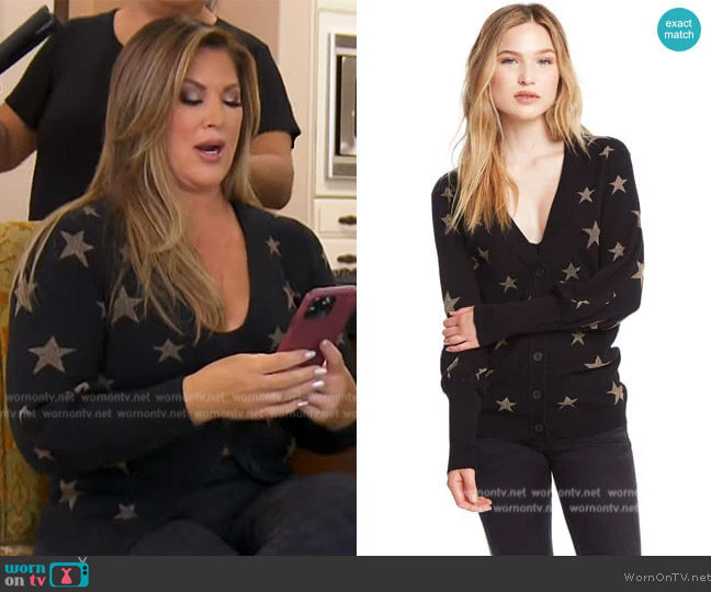 WornOnTV: Emily’s black star print cardigan on The Real Housewives of ...