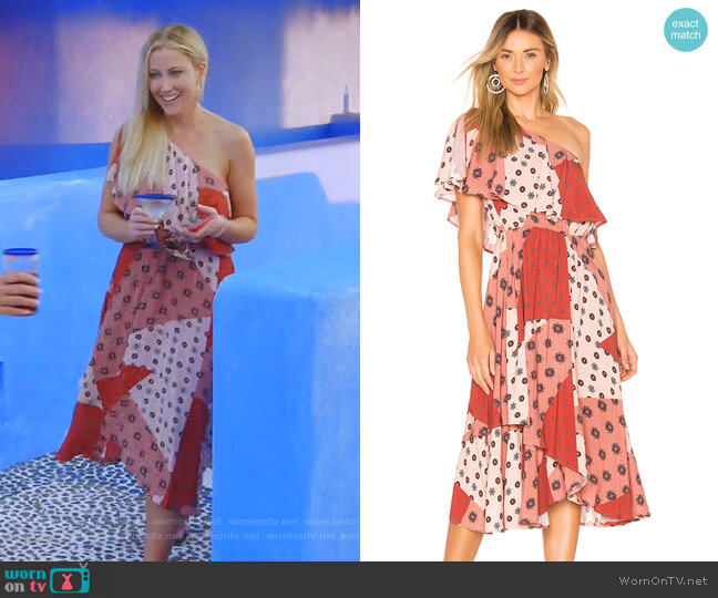 Leya Dress by House of Harlow 1960 x Revolve worn by Stephanie Hollman on The Real Housewives of Dallas