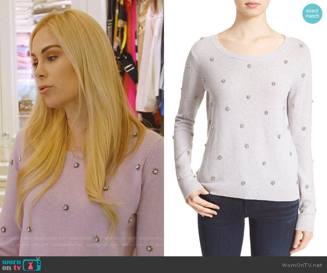 Myron C Sweater by Joie worn by Kameron Westcott on The Real Housewives of Dallas