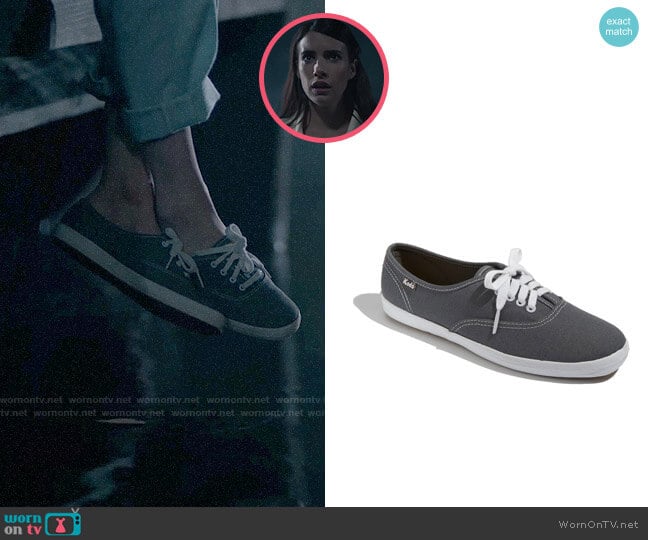 Keds Champion Sneakers in Graphite Canvas worn by Brooke Thompson (Emma Roberts) on American Horror Story