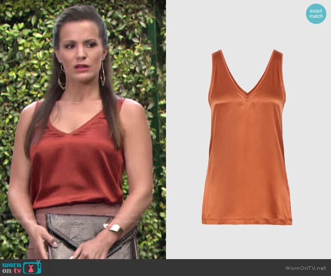 Reiss Darcia Top worn by Chelsea Lawson (Melissa Claire Egan) on The Young and the Restless