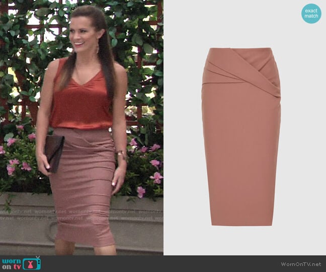 Reiss Icia Skirt worn by Chelsea Lawson (Melissa Claire Egan) on The Young and the Restless