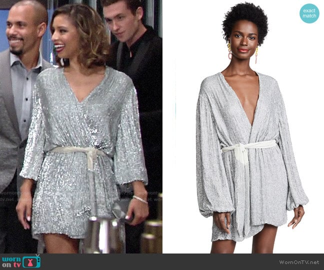 Retrofete Gabrielle Dress worn by Elena Dawson (Brytni Sarpy) on The Young and the Restless