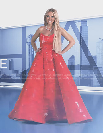 Stephanie’s intro scene dress on The Real Housewives of Dallas