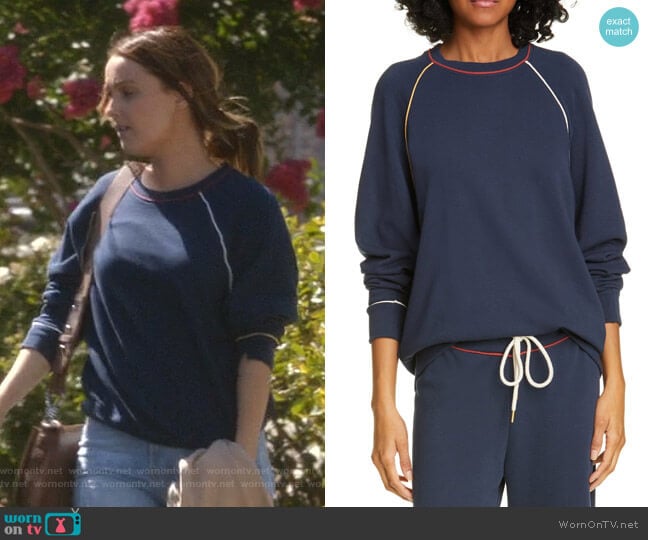 The College Sweatshirt by The Great worn by Jo Wilson (Camilla Luddington) on Greys Anatomy