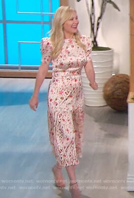 Kirsten Dunst’s floral dress on The Talk