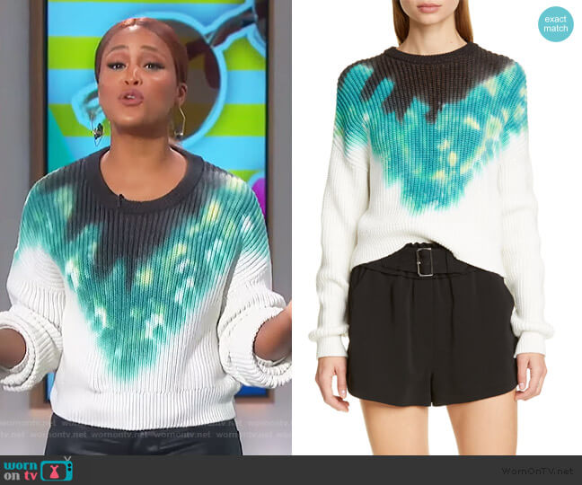 Elinor Sweater by A.L.C. worn by Eve  on The Talk