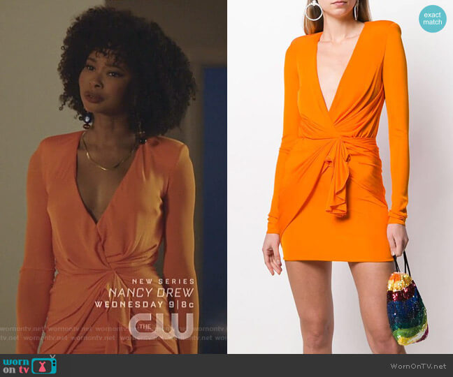 Jersey Dress by Alexandre Vauthier worn by Monica Colby (Wakeema Hollis) on Dynasty