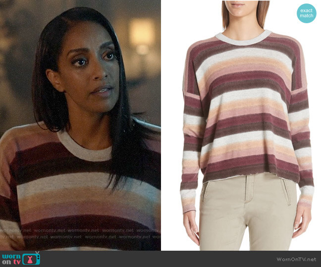 WornOnTV: Kelly’s striped sweater on Supergirl | Azie Tesfai | Clothes ...