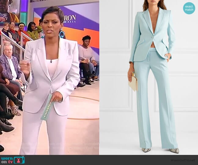 WornOnTV: Tamron’s blue blazer and pants on Tamron Hall Show | Tamron ...