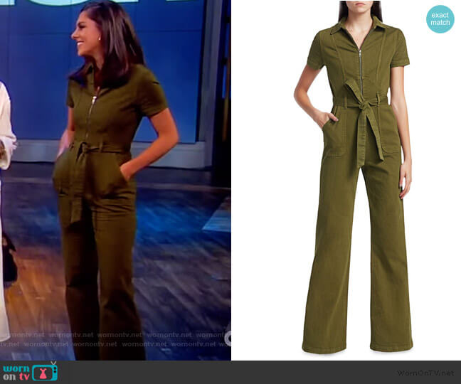 Gorgeous Wide Leg Jumpsuit by Alice + Olivia worn by Abby Huntsman on The View