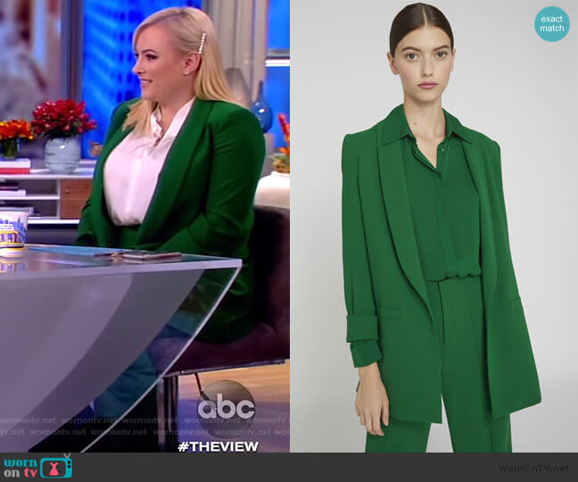 Kylie Blazer and Pants by Alice + Olivia worn by Meghan McCain on The View