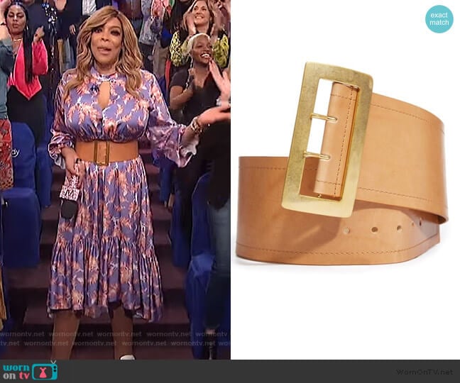 Kylie Belt by Alice + Olivia worn by Wendy Williams on The Wendy Williams Show