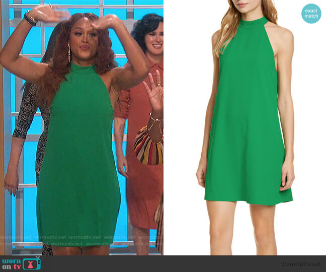 Susanna Swing Dress by Alice + Olivia worn by Eve on The Talk