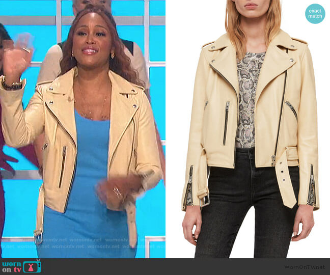 WornOnTV: Eve’s yellow leather moto jacket on The Talk | Eve | Clothes ...