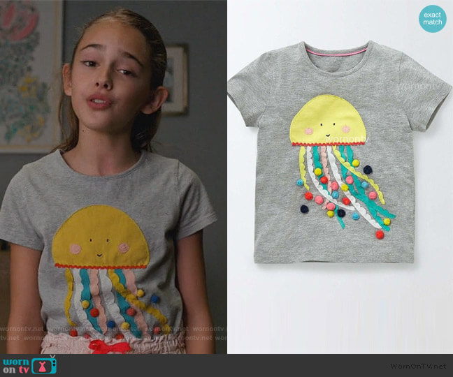 Jellyfish Tee by Target worn by Anna-Kat Otto (Julia Butters) on American Housewife