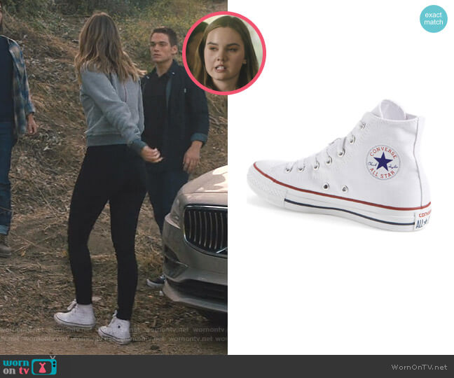 McKenna’s white sneakers on Light as a Feather