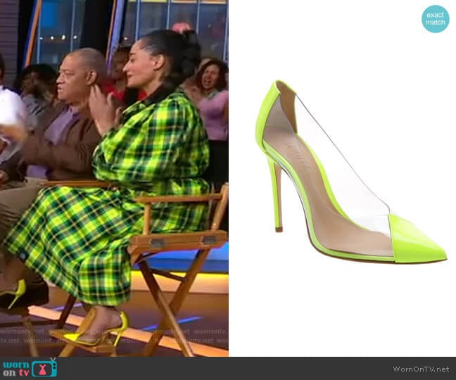 Cendi Pumps by Schutz worn by Tracee Ellis Ross on GMA