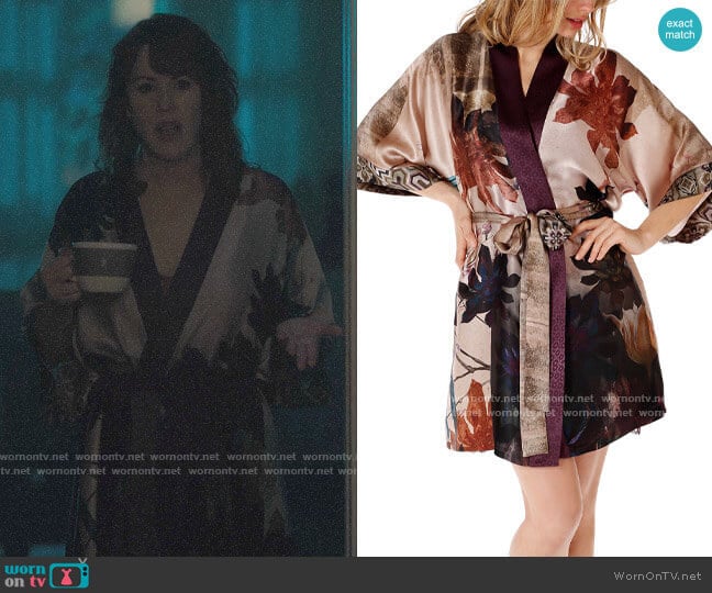 Christine Lingerie Short Phoenix Robe worn by Mary Andrews (Molly Ringwald) on Riverdale