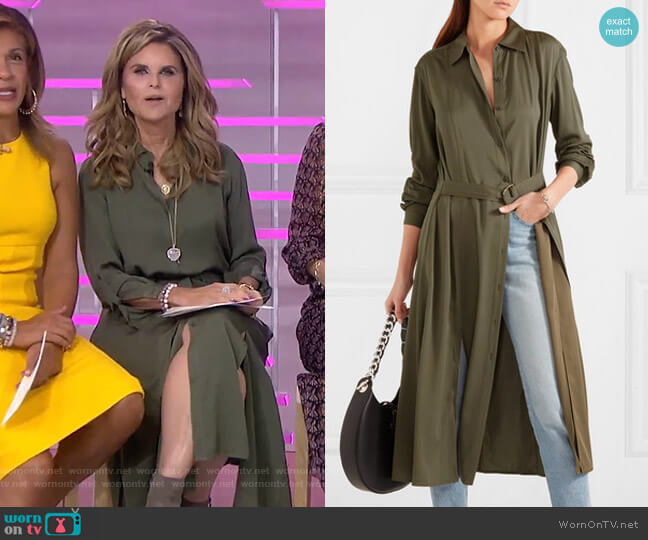 WornOnTV: Maria’s green belted shirtdress on Today | Maria Shriver ...