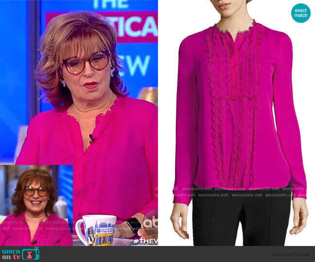 Antonella Blouse by Elie Tahari worn by Joy Behar on The View