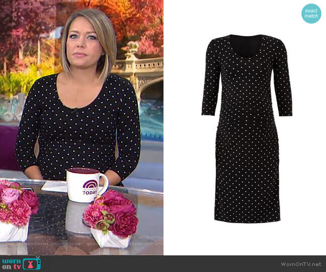 Issie Maternity Sheath Dress by Isabella Oliver worn by Dylan Dreyer on Today