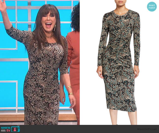 Aja Dress by Joie worn by Marie Osmond on The Talk