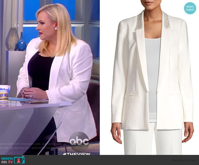 Carson Sequin Lapel Blazer by Kobi Halperin worn by Meghan McCain on The View