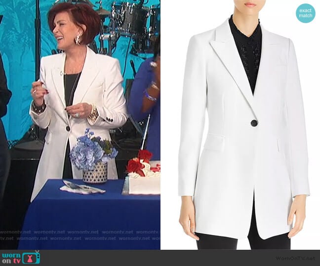 Julianne Single-Button Blazer by Kobi Halperin worn by Sharon Osbourne on The Talk