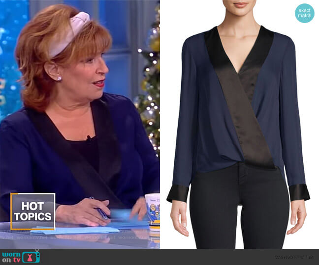 WornOnTV: Joy’s blue wrap blouse on The View | Joy Behar | Clothes and ...