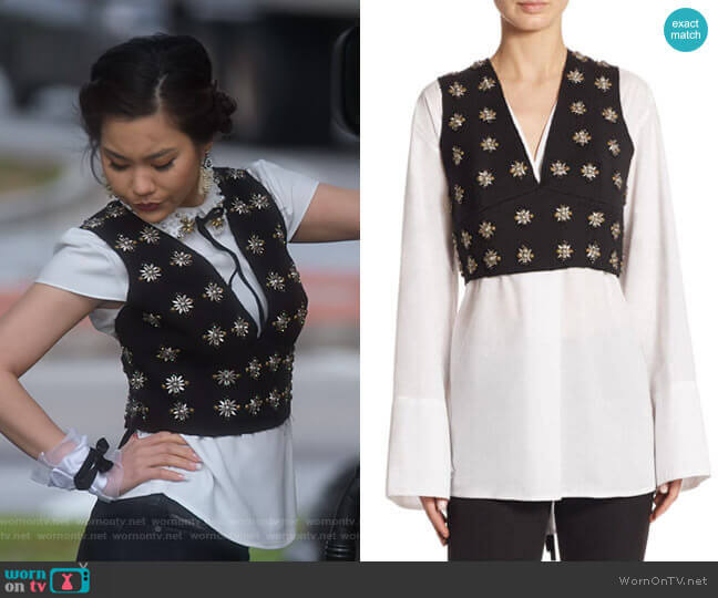 Leola Top by Elizabeth and James worn by Dixie Sinclair (Irene Choi) on Insatiable