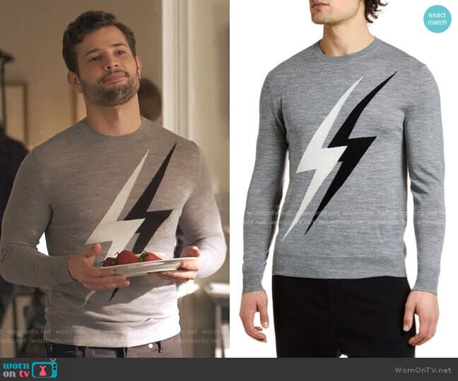 lightning bolt sweater