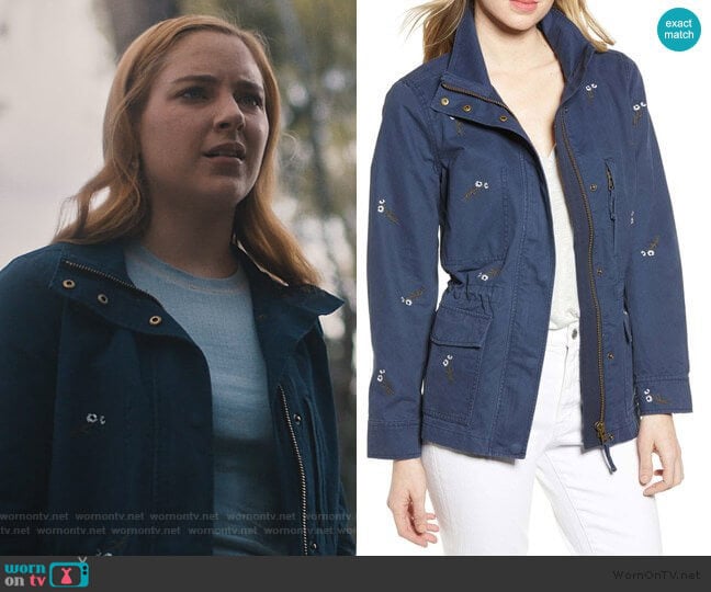 Embroidered Passage Jacket by Madewell worn by Violet Simmons (Haley Ramm) on Light as a Feather