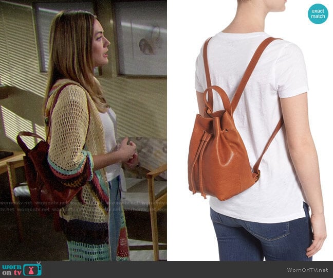 Madewell Somerset Backpack worn by Hope Logan (Annika Noelle) on The Bold and the Beautiful