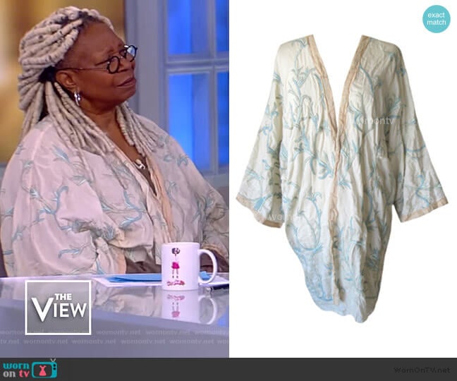 wrinkled cardigan on Magnolia Pearl worn by Whoopi Goldberg on The View