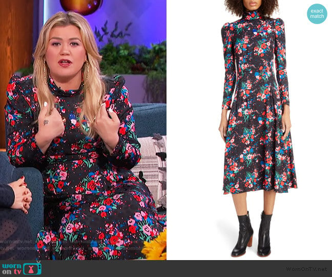 The 40's Dress by Marc Jacobs worn by Kelly Clarkson on The Kelly Clarkson Show